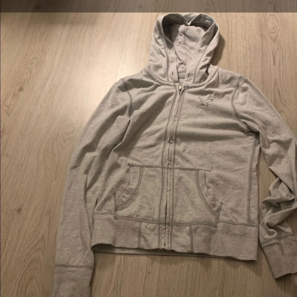 American eagle zip front sweatshirt